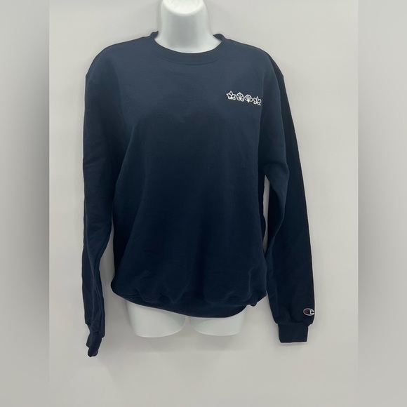 Champion Eco Crewneck Sweatshirt Black Size S - Picture 4 of 12